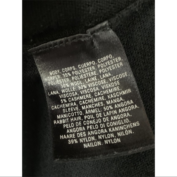 Anthropologie Leifsdoittir Leopard Sleeve Knit Wool Cashmere Twee Top Side Small - Picture 6 of 6